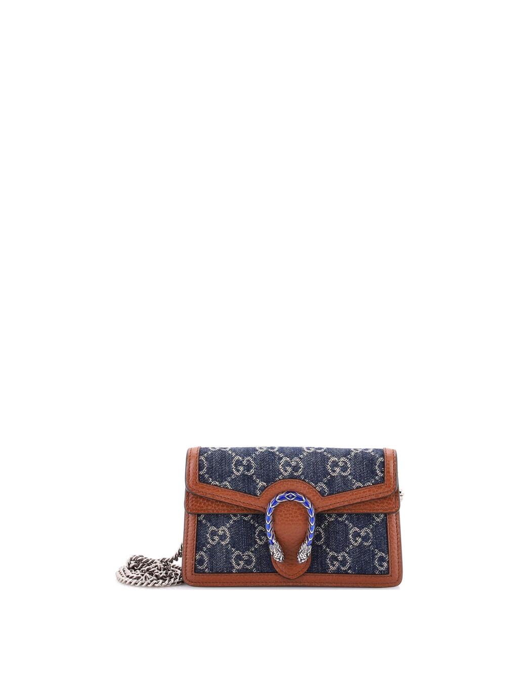 Gucci Dionysus Bag Gg Denim Super Mini #366094G10B